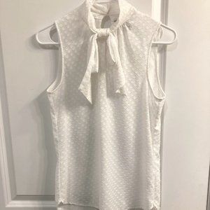 H&M Sleeveless Blows with Neck Bow